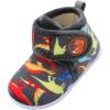 LeIsfIt Toddler Slippers Boys Girls House Slippers Kids Winter Boots Warm Lightweight House Shoes Non-slip Indoor Slipper Shoes(B-grey Dinosaur)