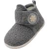 LeIsfIt Toddler Slippers Boys Girls House Slippers Kids Winter Boots Warm Lightweight House Shoes Non-slip Indoor Slipper Shoes(C-darkgrey)