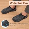 LeIsfIt Men’s Slippers Wide Memory Foam House Shoes Moccasin Slip-On Cozy Loafer Slippers for Indoor & Outdoor(Tweed)