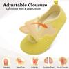 LeIsfIt Slippers for Women Men Soft House Slippers Wide Barefoot House Shoes Non-slip Slip on Slipper Shoes Comfy Adjustable for Home Bedroom Travel Yoga(Green)