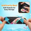 LeIsfIt Kids Water Shoes Girls Boys Quick Dry Aqua Socks Breathable Swim Shoes Non-Slip Barefoot Socks for Beach Surf(Color Love)