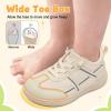 LeIsfIt Toddler Shoes Boys Girls Wide Barefoot Shoes Kids Slip on Casual Sneakers Breathable Non-Slip Sneakers for Walking Play School Tennis(Beige)