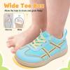 LeIsfIt Toddler Shoes Boys Girls Wide Barefoot Shoes Kids Slip on Casual Sneakers Breathable Non-Slip Sneakers for Walking Play School Tennis(Blue)