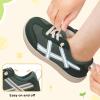LeIsfIt Toddler Shoes Boys Girls Wide Barefoot Shoes Kids Slip on Casual Sneakers Breathable Non-Slip Sneakers for Walking Play School Tennis(Dark Green)