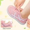 LeIsfIt Toddler Shoes Boys Girls Wide Barefoot Shoes Kids Slip on Casual Sneakers Breathable Non-Slip Sneakers for Walking Play School Tennis(Pink)