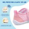 LeIsfIt Toddler Water Shoes Boys Girls Barefoot Aqua Socks Kids Breathable Quick-Dry Swim Shoes for Beach Pool Surf(A Pink)