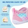 LeIsfIt Toddler Water Shoes Boys Girls Barefoot Aqua Socks Kids Breathable Quick-Dry Swim Shoes for Beach Pool Surf(A Pinkscale)