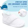 LeIsfIt Toddler Water Shoes Boys Girls Barefoot Aqua Socks Kids Breathable Quick-Dry Swim Shoes for Beach Pool Surf(A White)