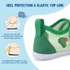 LeIsfIt Toddler Water Shoes Boys Girls Barefoot Aqua Socks Kids Breathable Quick-Dry Swim Shoes for Beach Pool Surf(Avocado)