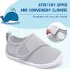 LeIsfIt Toddler Water Shoes Boys Girls Barefoot Aqua Socks Kids Breathable Quick-Dry Swim Shoes for Beach Pool Surf(C Grey)