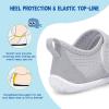 LeIsfIt Toddler Water Shoes Boys Girls Barefoot Aqua Socks Kids Breathable Quick-Dry Swim Shoes for Beach Pool Surf(C Grey)