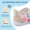 LeIsfIt Toddler Water Shoes Boys Girls Barefoot Aqua Socks Kids Breathable Quick-Dry Swim Shoes for Beach Pool Surf(Clove)