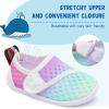 LeIsfIt Toddler Water Shoes Boys Girls Barefoot Aqua Socks Kids Breathable Quick-Dry Swim Shoes for Beach Pool Surf(Colour)