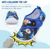 LeIsfIt Toddler Water Shoes Boys Girls Barefoot Aqua Socks Kids Breathable Quick-Dry Swim Shoes for Beach Pool Surf(Dblue Shark)
