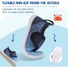 LeIsfIt Toddler Water Shoes Boys Girls Barefoot Aqua Socks Kids Breathable Quick-Dry Swim Shoes for Beach Pool Surf(Gradientblue)