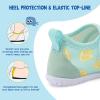 LeIsfIt Toddler Water Shoes Boys Girls Barefoot Aqua Socks Kids Breathable Quick-Dry Swim Shoes for Beach Pool Surf(Greenlemon)