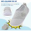 LeIsfIt Toddler Water Shoes Boys Girls Barefoot Aqua Socks Kids Breathable Quick-Dry Swim Shoes for Beach Pool Surf(Lightgrey)