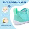 LeIsfIt Toddler Water Shoes Boys Girls Barefoot Aqua Socks Kids Breathable Quick-Dry Swim Shoes for Beach Pool Surf(Pinkgreen)