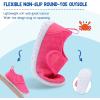 LeIsfIt Toddler Water Shoes Boys Girls Barefoot Aqua Socks Kids Breathable Quick-Dry Swim Shoes for Beach Pool Surf(Rose)