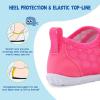 LeIsfIt Toddler Water Shoes Boys Girls Barefoot Aqua Socks Kids Breathable Quick-Dry Swim Shoes for Beach Pool Surf(Rose)