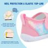 LeIsfIt Toddler Water Shoes Boys Girls Barefoot Aqua Socks Kids Breathable Quick-Dry Swim Shoes for Beach Pool Surf(Tiedye)