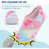 LeIsfIt Toddler Water Shoes Boys Girls Barefoot Aqua Socks Kids Breathable Quick-Dry Swim Shoes for Beach Pool Surf(Tiedye)