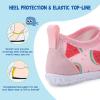 LeIsfIt Toddler Water Shoes Boys Girls Barefoot Aqua Socks Kids Breathable Quick-Dry Swim Shoes for Beach Pool Surf(Watermelon)
