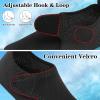LeIsfIt Water Shoes for Women Men Quick-Dry Aqua Socks Non-Slip Swim Beach Barefoot Socks with Rubber Sole for River Pool Lake Surf Yoga(Black)