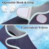 LeIsfIt Water Shoes for Women Men Quick-Dry Aqua Socks Non-Slip Swim Beach Barefoot Socks with Rubber Sole for River Pool Lake Surf Yoga(Navy)