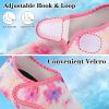 LeIsfIt Water Shoes for Women Men Quick-Dry Aqua Socks Non-Slip Swim Beach Barefoot Socks with Rubber Sole for River Pool Lake Surf Yoga(Pinkflower)