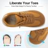 LeIsfIt Women’s Barefoot Slip-On Shoes Wide Toe Box Zero Drop Casual Sneakers Non-Slip Breathable Walking Shoes for Tennis Travel & Everyday(Brown)