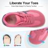 LeIsfIt Women’s Barefoot Slip-On Shoes Wide Toe Box Zero Drop Casual Sneakers Non-Slip Breathable Walking Shoes for Tennis Travel & Everyday(Hot Pink)