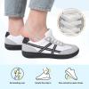 LeIsfIt Women’s Barefoot Slip-On Shoes Wide Toe Box Zero Drop Casual Sneakers Non-Slip Breathable Walking Shoes for Tennis Travel & Everyday(White)