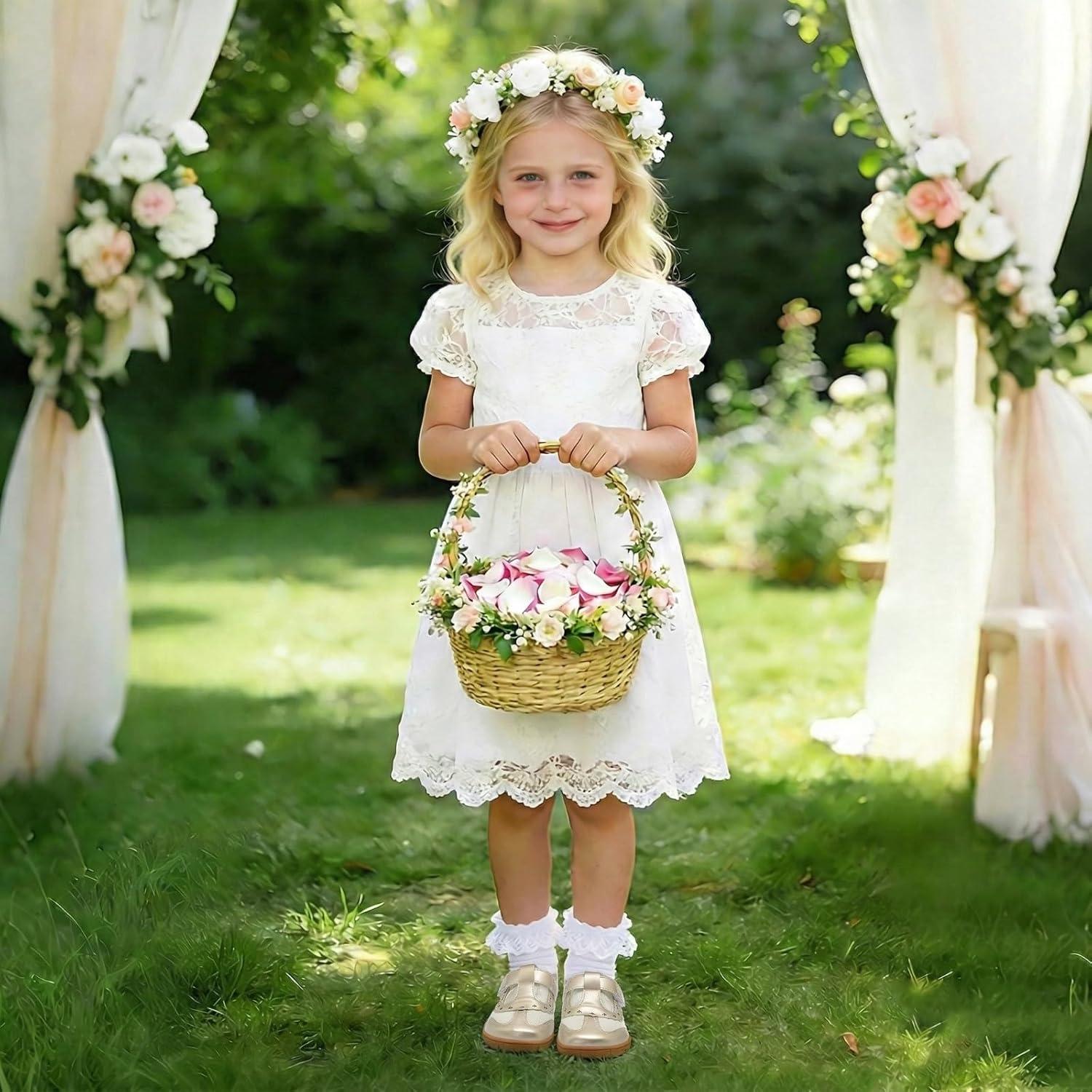 imageLeIsfIt Toddler Girl Shoes Mary Jane Dress Shoes for Girls Wide Breathable Ballet Flats for Party School Wedding ChurchGolden