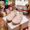 LeIsfIt Toddler Girl Shoes Mary Jane Dress Shoes for Girls Wide Breathable Ballet Flats for Party School Wedding Church(Pink)