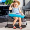 LeIsfIt Toddler Sandals Boys Girls Wide Sandals Kids Water Sandal Shoes Lightweight Barefoot Summer Shoes for Indoor Outdoor(Black Color)