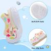 LeIsfIt Toddler Sandals Boys Girls Wide Sandals Kids Water Sandal Shoes Lightweight Barefoot Summer Shoes for Indoor Outdoor(Colorlove)