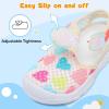 LeIsfIt Toddler Sandals Boys Girls Wide Sandals Kids Water Sandal Shoes Lightweight Barefoot Summer Shoes for Indoor Outdoor(Colorlove)