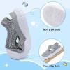 LeIsfIt Toddler Sandals Boys Girls Wide Sandals Kids Water Sandal Shoes Lightweight Barefoot Summer Shoes for Indoor Outdoor(Grey)