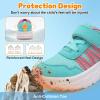 LeIsfIt Toddler Sneakers Girls Boys Tennis Shoes Kids Breathable Running Shoes Lightweight Athletic Sneakers for Toddler Little Kid(Cyan)