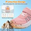 LeIsfIt Toddler Sneakers Girls Boys Tennis Shoes Kids Breathable Running Shoes Lightweight Athletic Sneakers for Toddler Little Kid(Pink)