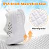 LeIsfIt Toddler Sneakers Girls Boys Tennis Shoes Kids Breathable Running Shoes Lightweight Athletic Sneakers for Toddler Little Kid(White)
