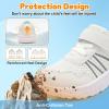 LeIsfIt Toddler Sneakers Girls Boys Tennis Shoes Kids Breathable Running Shoes Lightweight Athletic Sneakers for Toddler Little Kid(White)