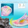 LeIsfIt Kids Water Shoes Boys Girls Swim Beach Shoes Toddler Barefoot Summer Shoe Quick-Dry Lightweight Aqua Socks for Pool Sand(B-tiedye)