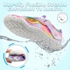 LeIsfIt Kids Water Shoes Boys Girls Swim Beach Shoes Toddler Barefoot Summer Shoe Quick-Dry Lightweight Aqua Socks for Pool Sand(B-tiedye)