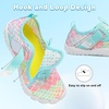 LeIsfIt Kids Water Shoes Boys Girls Swim Beach Shoes Toddler Barefoot Summer Shoe Quick-Dry Lightweight Aqua Socks for Pool Sand(Green Scale)