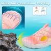 LeIsfIt Kids Water Shoes Boys Girls Swim Beach Shoes Toddler Barefoot Summer Shoe Quick-Dry Lightweight Aqua Socks for Pool Sand(Pink Color)