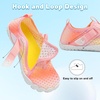 LeIsfIt Kids Water Shoes Boys Girls Swim Beach Shoes Toddler Barefoot Summer Shoe Quick-Dry Lightweight Aqua Socks for Pool Sand(Pink Color)