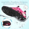 LeIsfIt Kids Water Shoes Boys Girls Swim Beach Shoes Toddler Barefoot Summer Shoe Quick-Dry Lightweight Aqua Socks for Pool Sand(Rosy Pink)