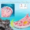 LeIsfIt Kids Water Shoes Boys Girls Swim Beach Shoes Toddler Barefoot Summer Shoe Quick-Dry Lightweight Aqua Socks for Pool Sand(Watermelon)